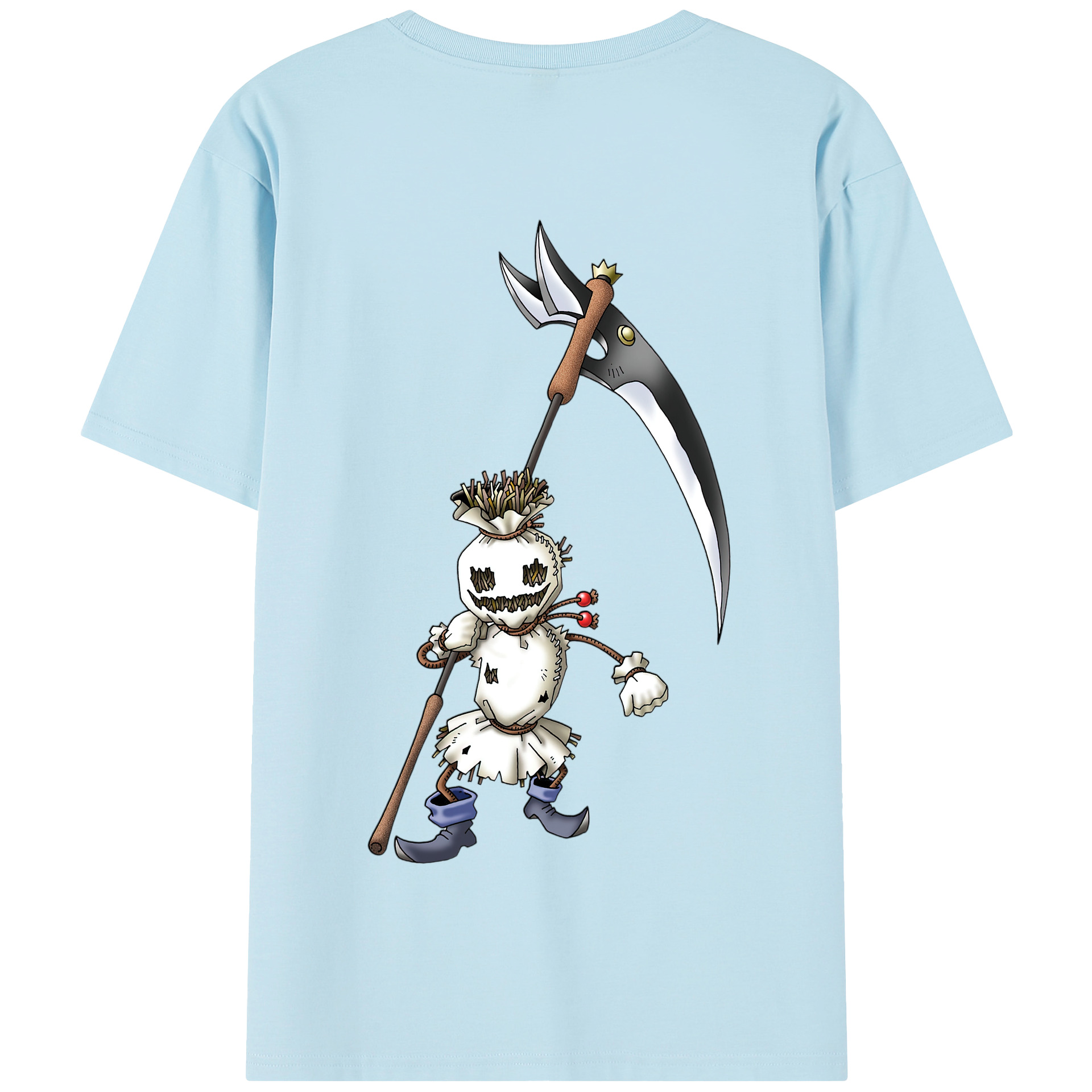 （画像用） ドラゴンクエスト Doragon Kuesuto Dragon Quest 綿100％半袖Tシャツ（背面プリント）